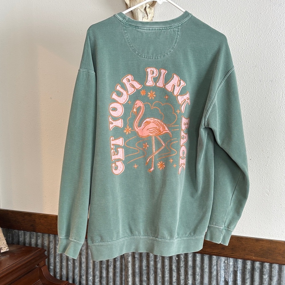 Green GYPB Get Your Pink Back Sweatshirt